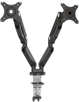 Office Star Products OSP Ascend II Dual Monitor Arm with Adjustable Height and USB Charging