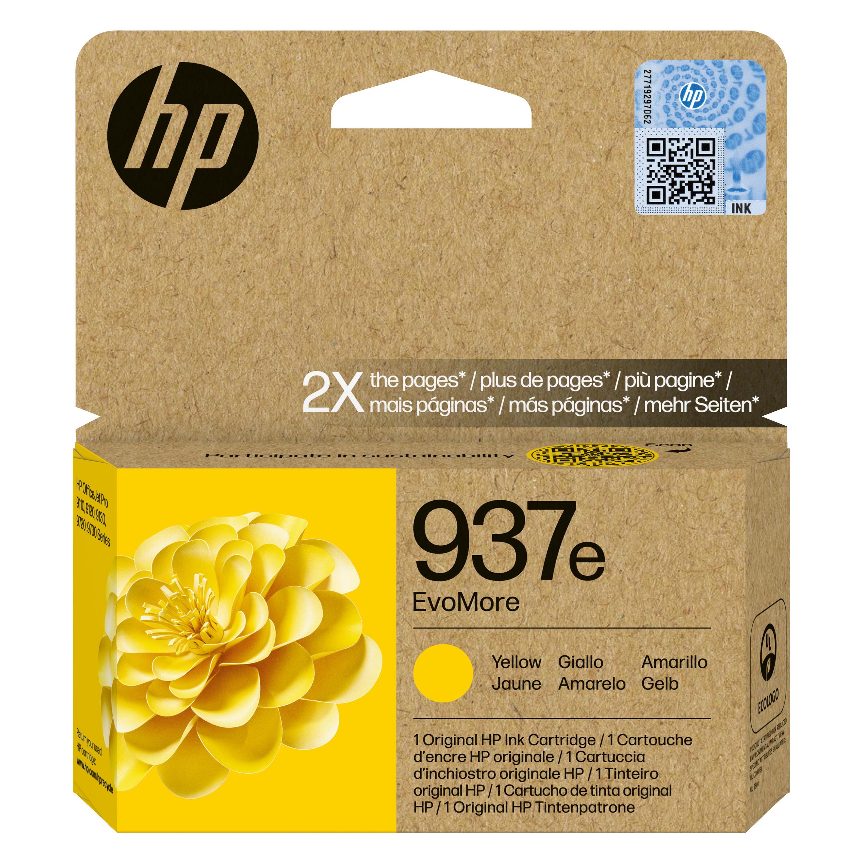 HP 937E Evomore Yellow Original (Y) (4S6W8NE#CE1)