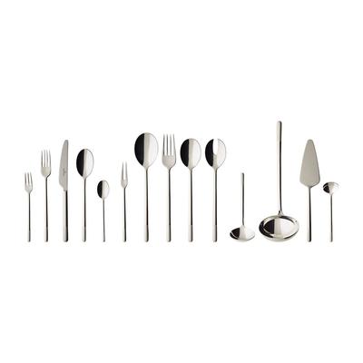 Besteck-Set VILLEROY & BOCH "Tafelbesteck Ella 70er Set silber", silber, 70 tlg., Essbesteck-Sets