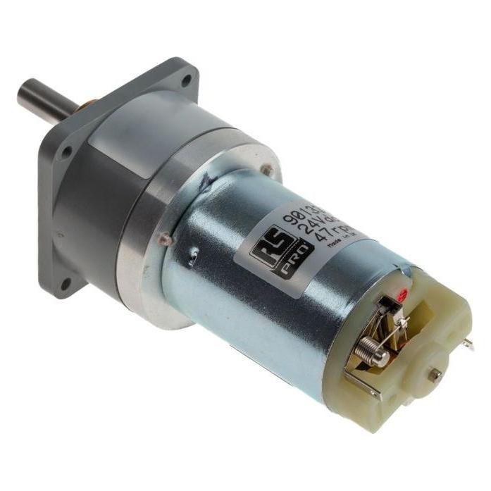 RS PRO DC Geared Motor 24V, 300 mNm, 47 rpm (9013311)