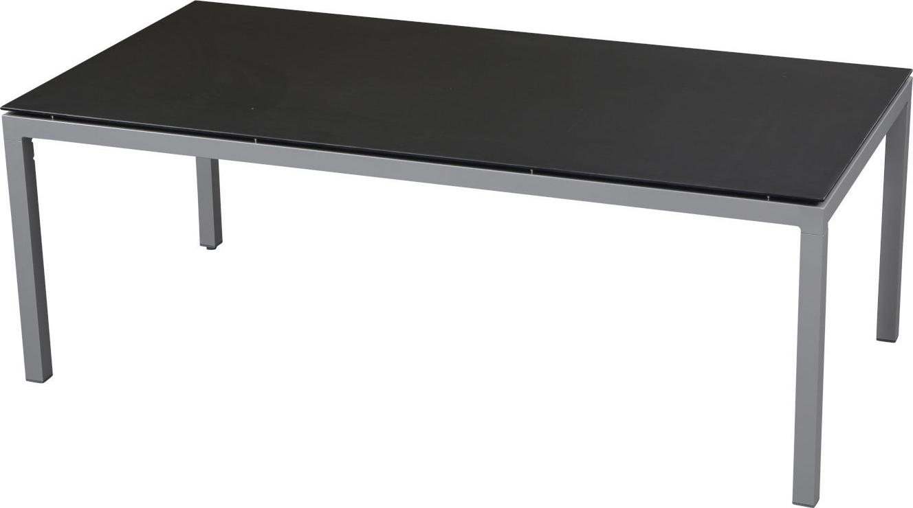Inko Gartentisch Aluminium graphit 160x90 cm Terrassentisch Tischplatte nach Wahl