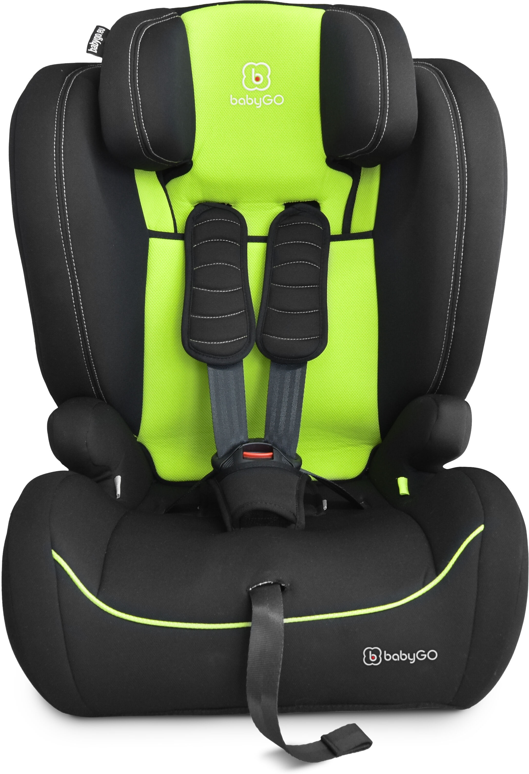 Autokindersitz BABYGO "Freemove Isize", Baby, grün, Polyester, Kindersitze Autokindersitz