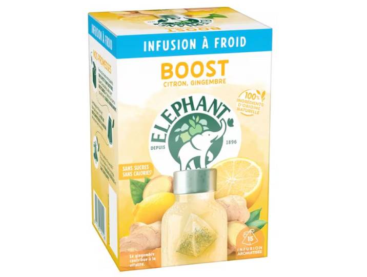 ELEPHANT Infusion à froid Boost 15 sachets