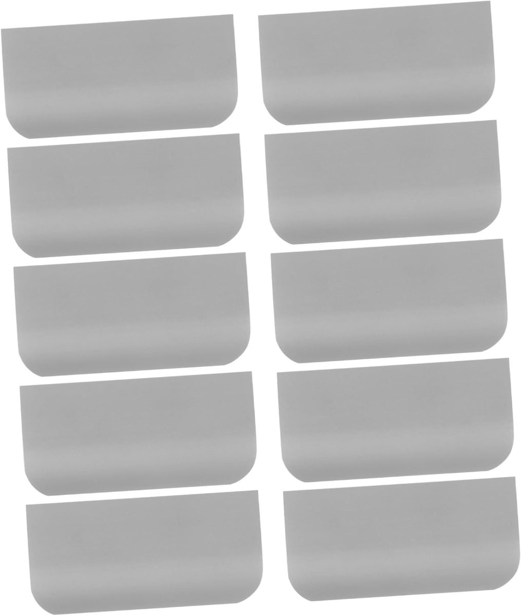 Set van 10 moderne grijze meubelgrepen voor kastdeuren
