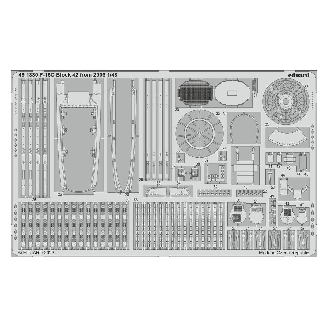 Eduard F-16C Block 42 from 2006 1/48 for KINETIC (491330)