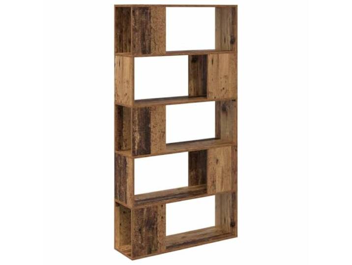 GHVBNMF Wand-TV-Schrank Set Braun 80x24x156 cm aus Holzwerkstoff Wandhängendes Lowboard für Wohnzimmer und Schlafzimmer, 4 offene Fächer für Receiver, Bücher und Dekoration.