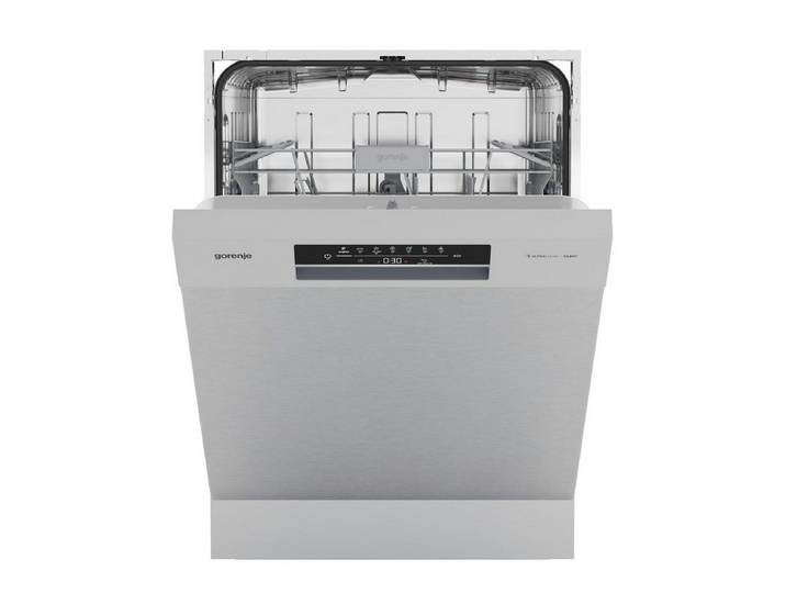 GORENJE Unterbaugeschirrspüler GU642C90X, 9,7 l, 14 Maßgedecke, auto. Türöffnung, Hygiene Programm, Startzeitvorwahl