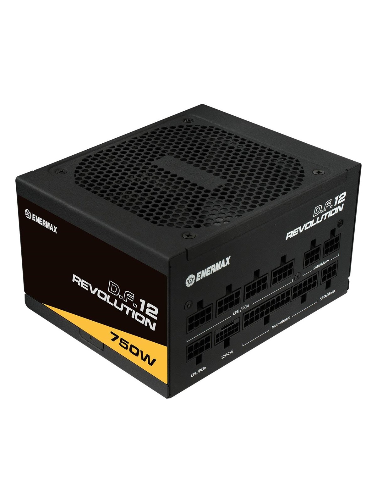 Enermax Revolution D.F.12 ETV750G Netzteile - 750 Watt - 120 mm - ATX 3.1 - 80 Plus Gold zertifiziert