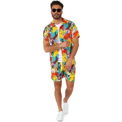 OppoSuits Sommer Kombi Pika Pikachu - Strand Kostüm (XL)