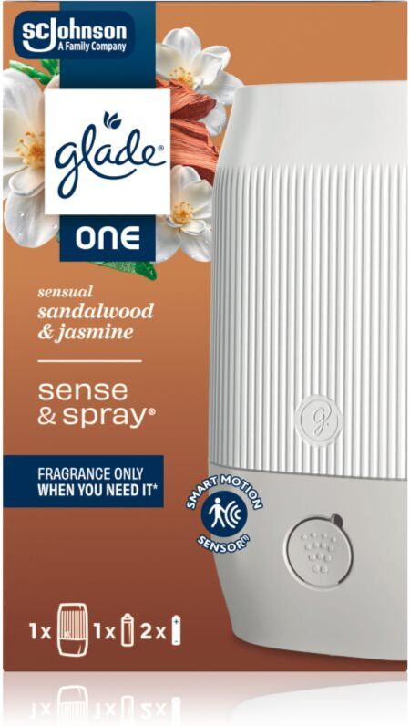 GLADE ONE Sensual Sandalwood & Jasmine désodorisant automatique avec recharge 10 ml