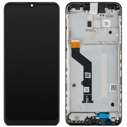 Motorola Display Unit für Moto G9 Play, Schwarz (Display, Motorola Moto G9 Play), Mobilgerät Ersatzteile, Schwarz