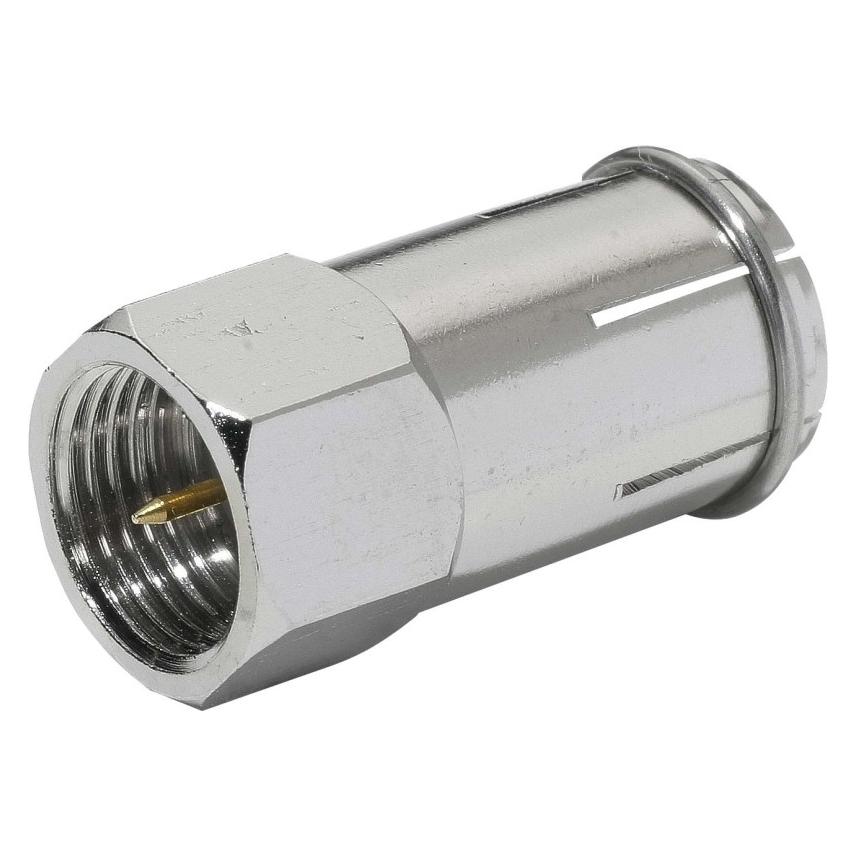 WISI F-Doppelstecker DV49A F-Stecker/F-Quickstecker (Antennenkabel) (129729)