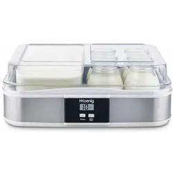 H.Koenig ELY 120 Joghurtbereiter, Fun Kitchen, Silber