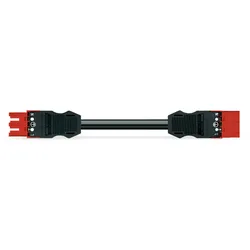 Wago 771-9973/017-401 konfektionierte Verbindungsleitung,Eca,Buchse Stecker,rot 7719973017401