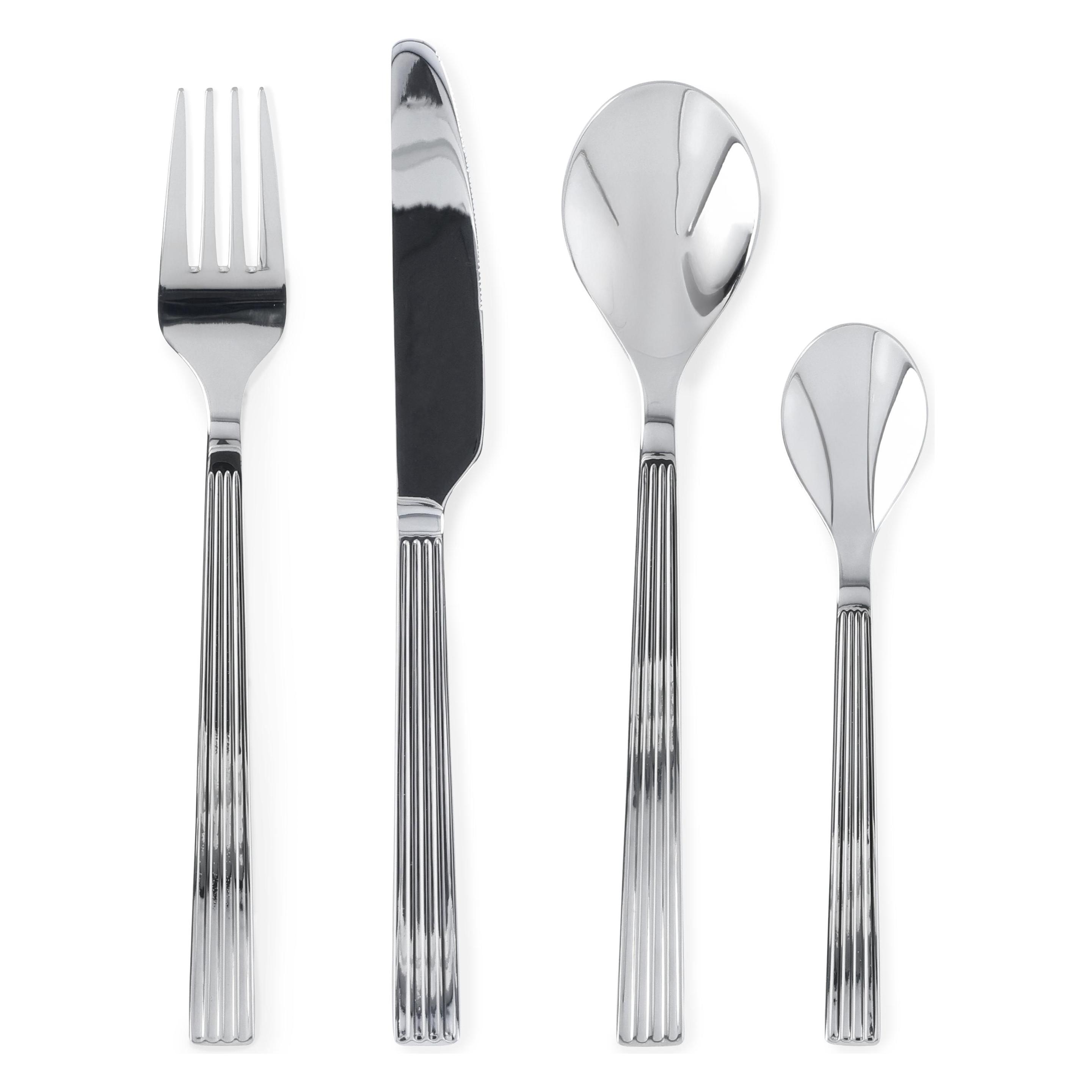Rosendahl - GC Nouveau Cutlery Set - Steel - 16 parts (16 Stk., Besteck Set) (69728300)