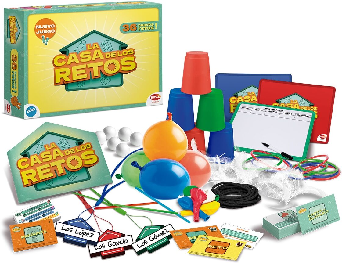 Bizak Juego de mesa La casa de los retos 2.