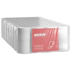 Katrin, Toilettenpapier, Toilettenpapier Classic 200 2-lagig 25 m 64Rollen/Karton 181402 - (64 Rollen pro Karton) (64 Stk.)
