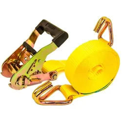 Ponsa, Spanngurt + Ladungssicherung, Ratsche 027,046,035,108 Gelb Ergonomisch Geschlossen 35 Mm X 6 M