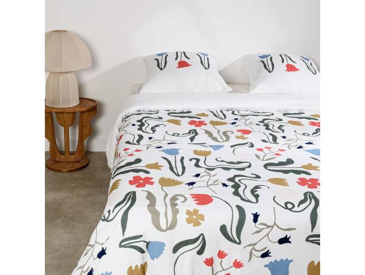 Bettwäsche-Set aus Bio-Baumwolle mit Blumenmuster, 240 x 220 cm