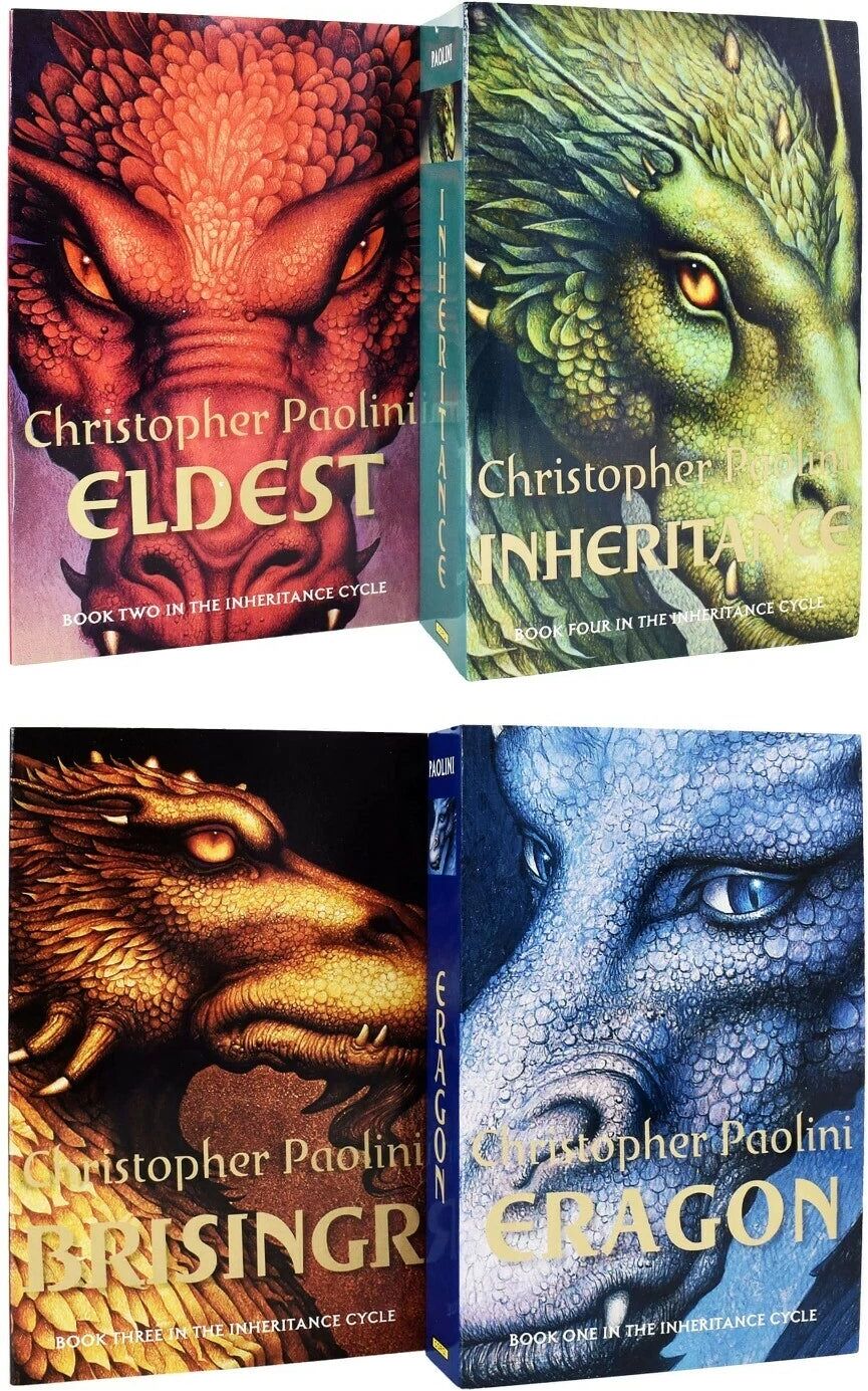 Corgi The Inheritance Cycle Christopher Paolini 4 Books Collection Set - Inheritance Brisingr Eldest Era..