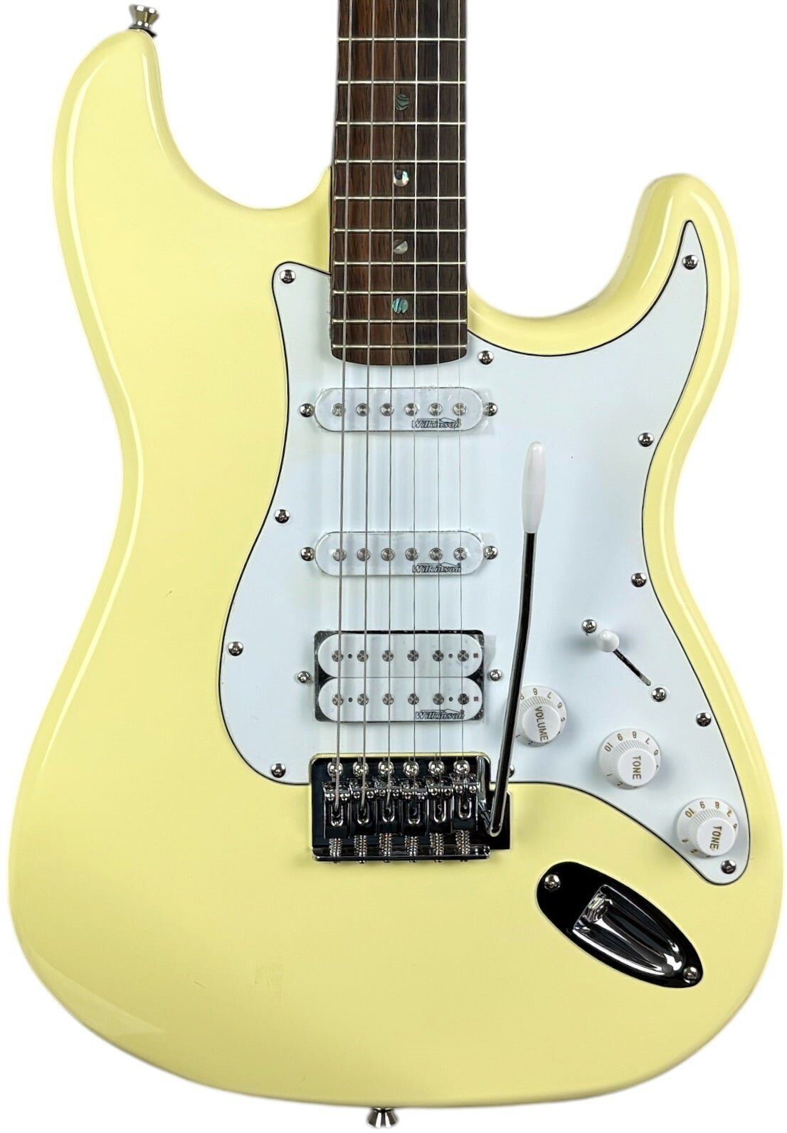 Faber STC VWRH Stratocaster HSS – Vintage White   Oryginalny - Refurbished