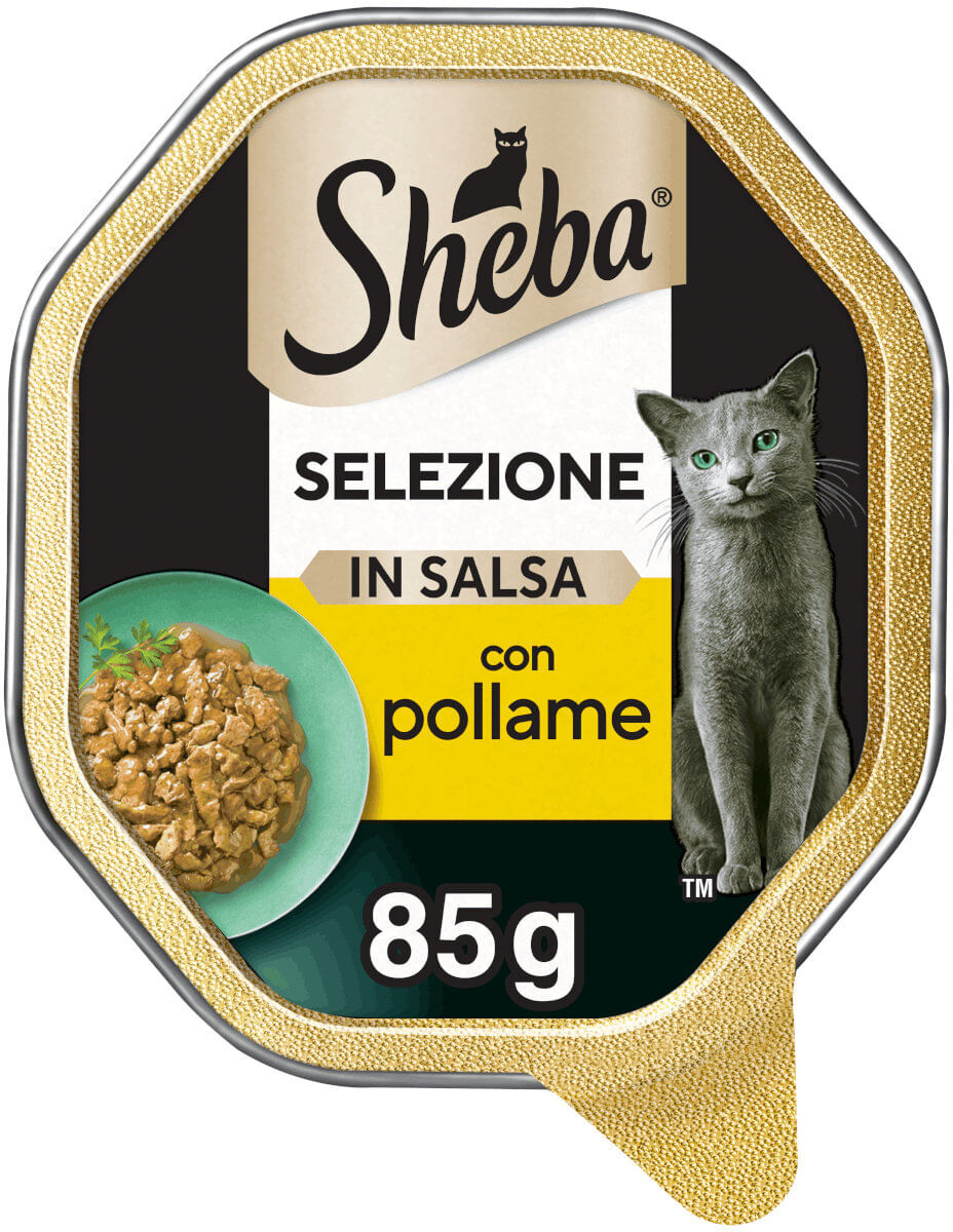 Sheba Selezione Cat Vaschetta Multipack 22x85G POLLAME