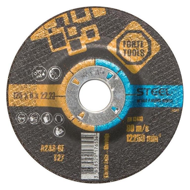 Forte tools GRINDING DISC 125X6.5X22,23 MMFORTE TOOL (36517873)