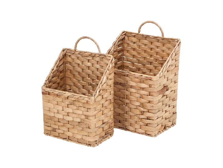 Dixie Set de paniers muraux Lily, 2 pièces Natural