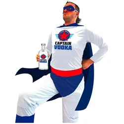 Protect Expert Super Captain Vodka Kostuem (One Size)