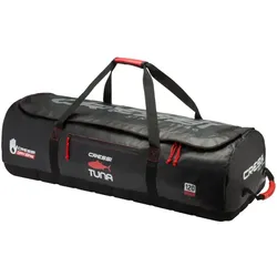 Cressi Tuna Roll-Tasche - schwarz/rot - 120L
