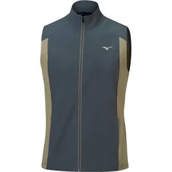 Mizuno Weste Motion Waterrepellent, grau