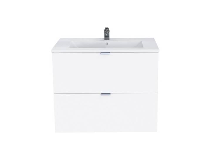 Meuble sous-vasque MALAGA 80 cm + 2 tiroirs / Blanc