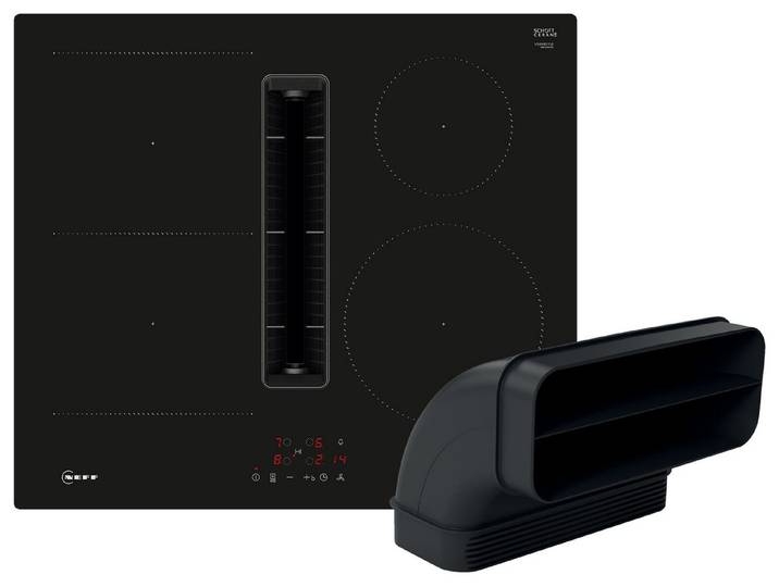 NEFF Kochfeld mit Dunstabzug V56NBSGA7, Timer, TouchControl-Bedienung