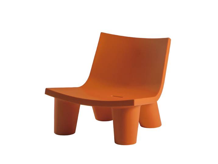 SLIDE fauteuil LOW LITA (Orange - Polyéthylène)