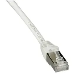 LK Patchkabel Actassi kat 6A S/FTP 28AWG, laengde: 3,0m, farve: hvid LSZH kappe med hel, USV Zubehör