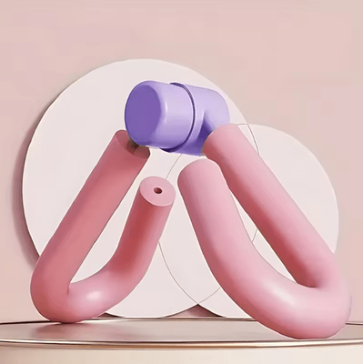 Uplift Curations CoreTone Leg Kegel Trainer Pelvic Floor & Inner Thigh Exerciser For Home Fitness & Postpartum Recovery pink