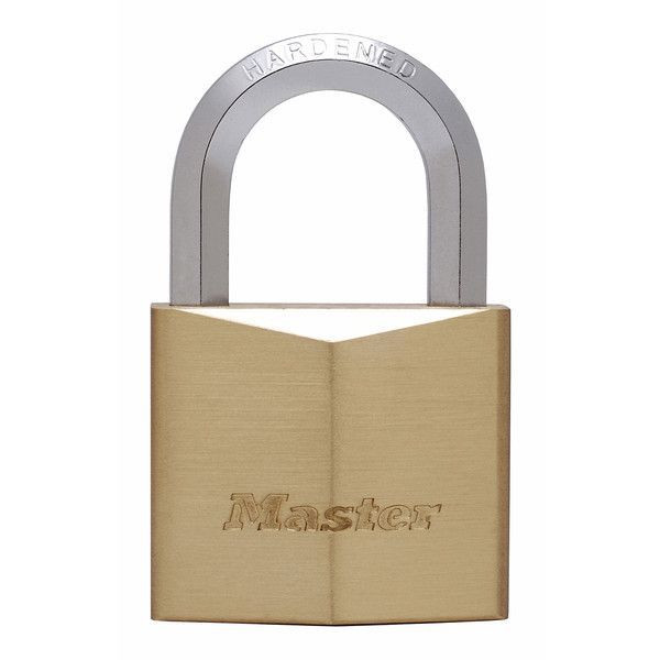 Master Lock 1155EURD Hangslot - 50mm breed massief messing - Beugel Ø9mm