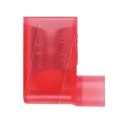 WE F613638 - Winkel Flachsteckhülsen - 6,3x0,8, 0,5 ... 1,5 mm2, rot