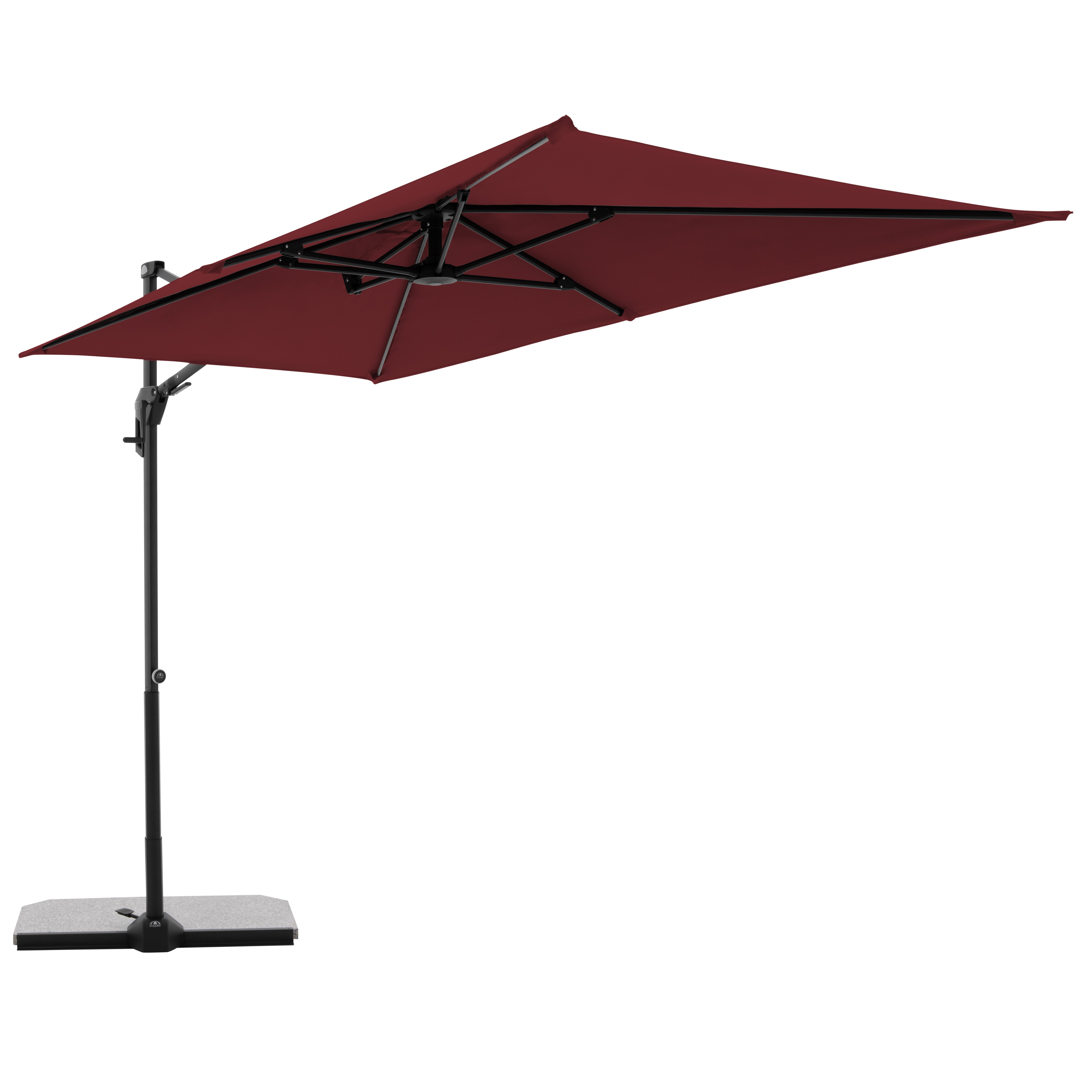 DOPPLER Pendelschirm ACTIVE GreenEdit. City 240x145 cm,bordeaux 16966641