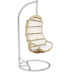 Brafab Vallda-Veranda Hängeschaukel-Set Naturrattan