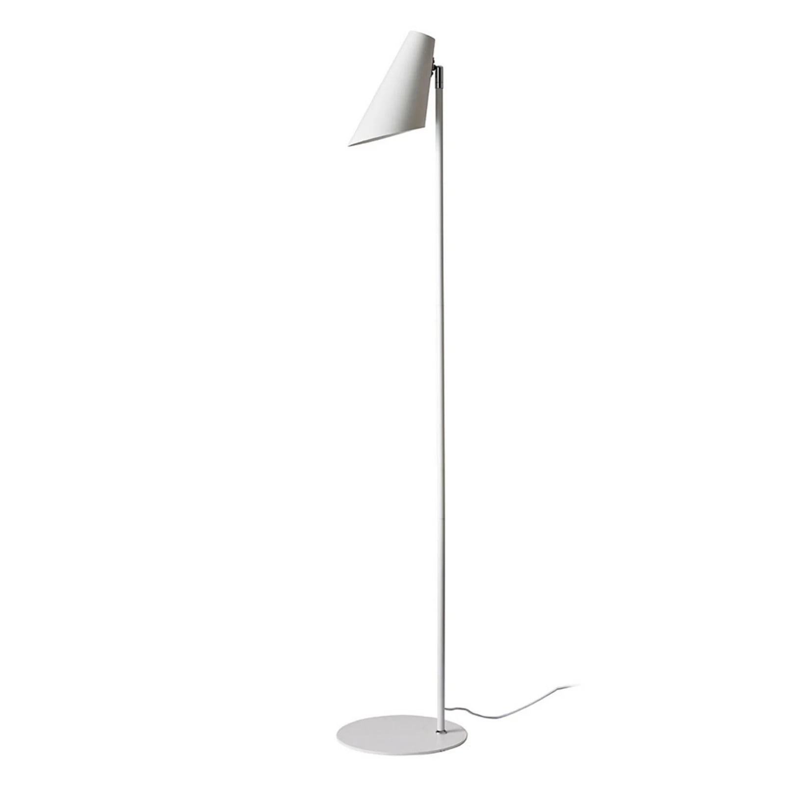 Dyberg Larsen Cale Vloerlamp White - Scandinavisch Design - Metaal met lampenkap