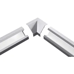 Schlüter Systems LIPROTEC-LLE Innenecke 90° Imitat ABS Alu natur Höhe: 16 mm