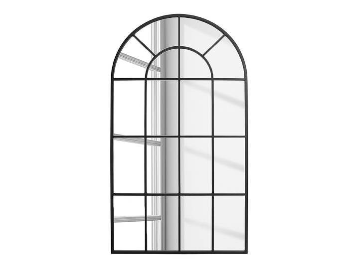 Miroir Swayback - arc 100 x 180 x 3cm Noir/Noir Fer, thermopoudré 100 x 180 x 3cm