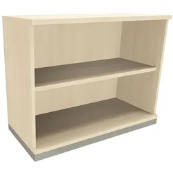 fm Büromöbel Aktenregal »Oldenburg« 2 OH 100 cm braun, 100x78.1x44.2 cm