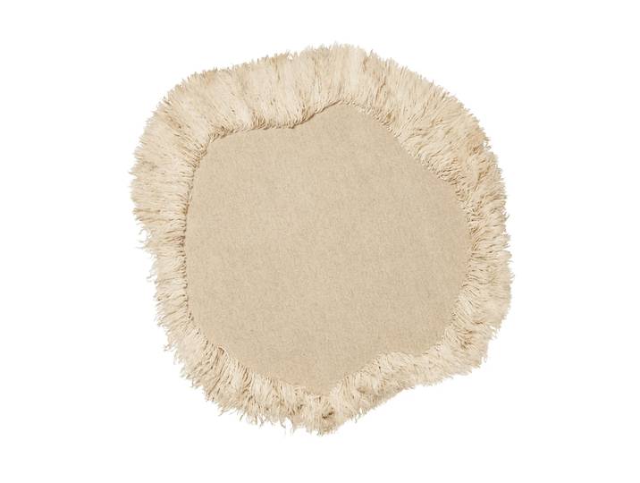 Ferm Living Norte Weihnachtsbaumteppich Ø120 cm Naturfarben