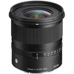 Sigma 12mm F1,4 DC Contemporary (Sony-E) (Sony E, APS-C / DX), Objektiv, Schwarz