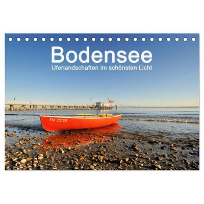 Bodensee - Uferlandschaften im schönsten Licht 2026 (Tischkalender 2026 DIN A5 quer), CALVENDO Monatskalender