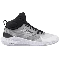 Kempa, Jungen, Hallenschuhe, Hallen-Sport-Schuhe Kourtfly Mid (41), Weiss, Schwarz