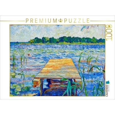 CALVENDO Puzzle Lüneburger Heide | 1000 Teile Lege-Größe 64 × 48 cm Foto-Puzzle für glückliche Stunden