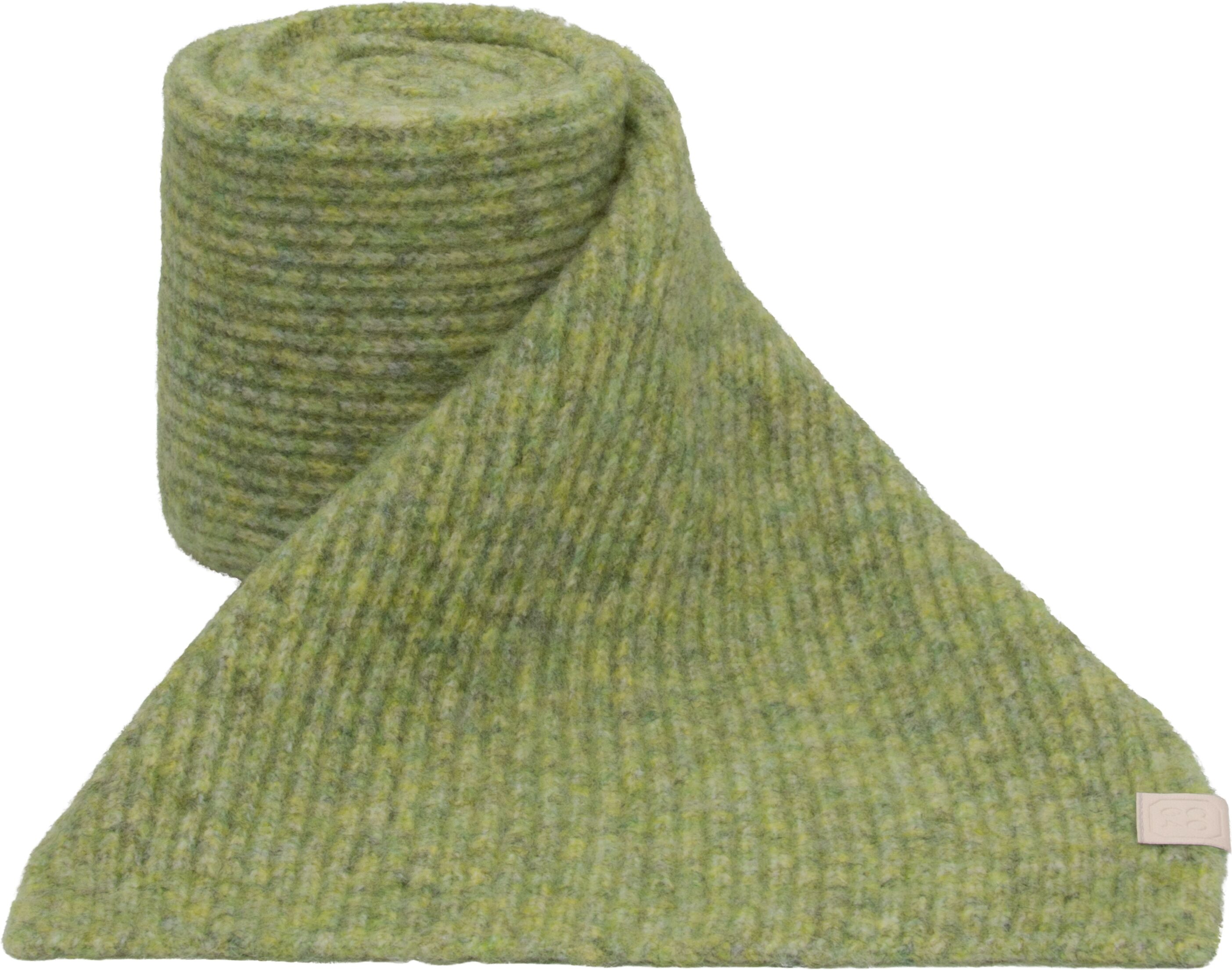 Strickschal CHILLOUTS "Guro Scarf", Damen, grün, Feinripp;Strick, Materialmix, unifarben, Modetücher Strickschal grün Einheitsgröße
